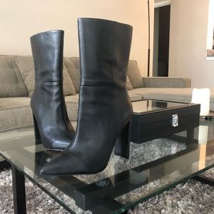 Aldo Black Heeled Boots